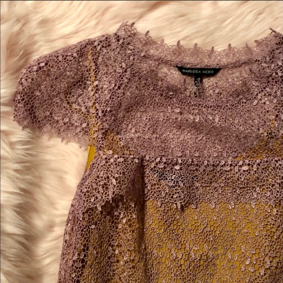 Marissa Webb Austin Lace Combo Knit & Silky Dress - Picture 5 of 8